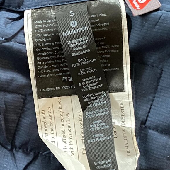 Lululemon Men's Sky Loft Hoodie Jacket Navy Small Flawless - Picture 7 of 16